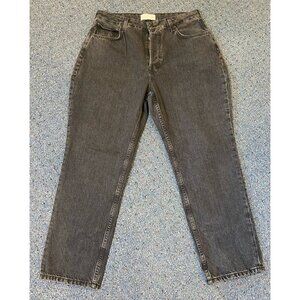 Everlane Curvy 90's Cheeky Straight Jeans Organic Cotton Black Size 33 Ankle